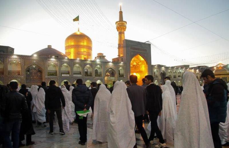 جشن ازدواج کاروان همسفر تا بهشت در مشهد برگزار شد