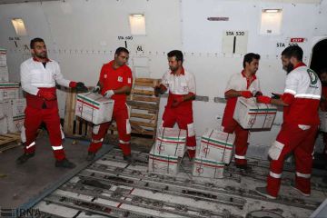 محموله کمک ‌های امدادی چین و خیرین ایرانی مقیم اتریش تحویل شد