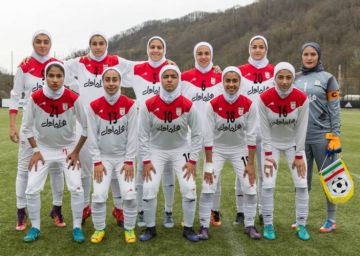 شکست دختران فوتبال ایران برابر روسیه
