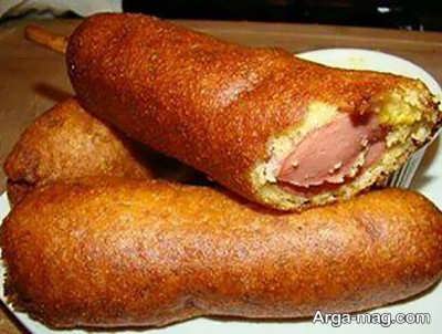 طرز تهیه پیراشکی هات داگ خوش طعم و حرفه ای در آشپزخانه منزلتان طرز تهیه پیراشکی هات داگ خوش طعم و حرفه ای در آشپزخانه منزلتان