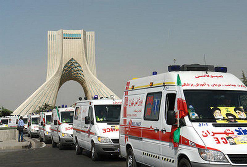 اورژانس تهران به 297 نفر از راهپیمایان خدمات رساند اورژانس تهران به 297 نفر از راهپیمایان خدمات رساند
